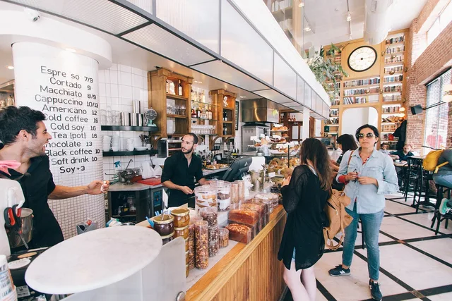 business, establishments, shops, coffee, cafe, pastry, menu, counter, tables, chairs, employees, cafe, cafe, counter, counter, counter, counter, counter, employees, employees, employees, employees. A monthly KPI routine for a coffee shop for first-year owners