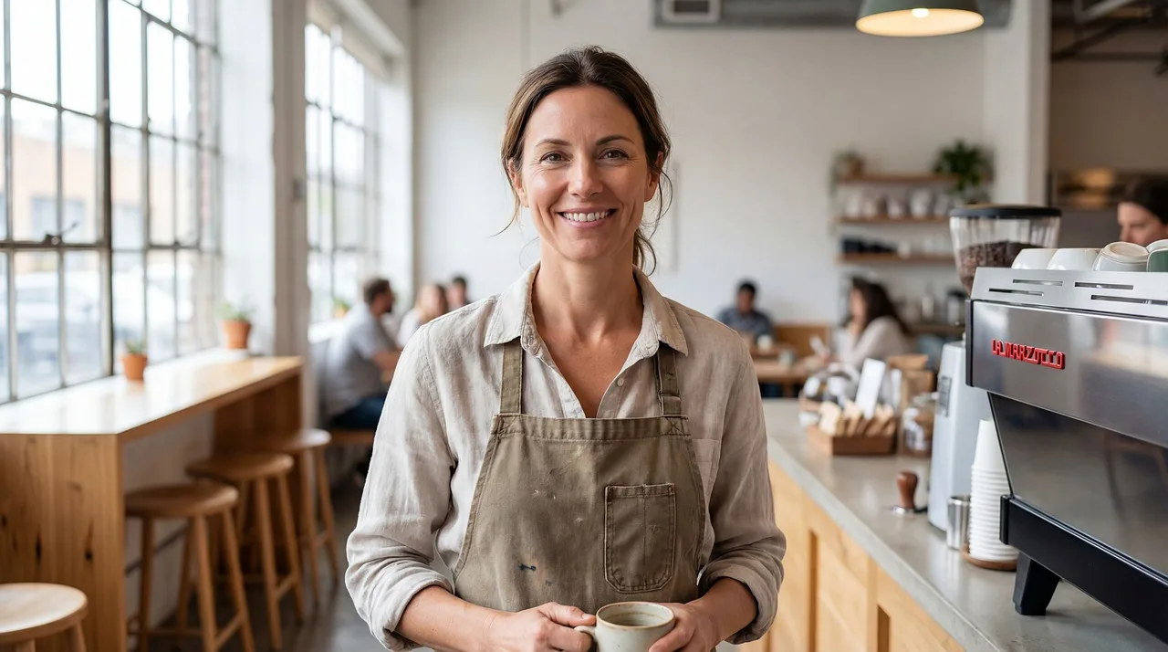 cafe, coffee, restaurant, drink, woman, tea, caffeine, food, espresso, beans, roasted, aroma, breakfast, milk, cappuccino, ai generated. 7 things worth knowing about coffee shop products