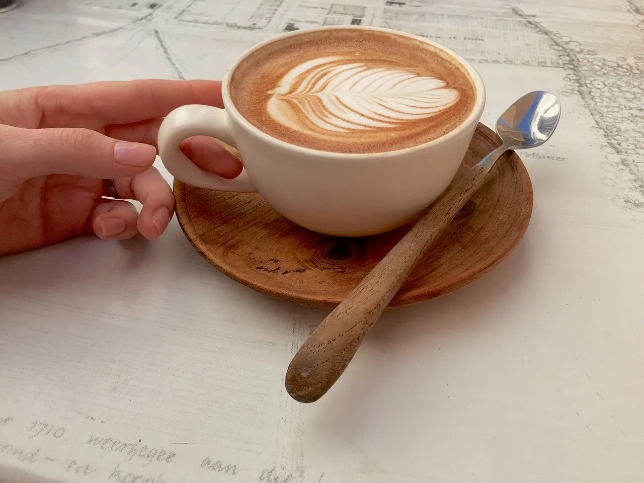 architectural, brewed coffee, cappuccino, coffee, coffee shop, cup, cup of coffee, drink coffee, hand, plan, coffee cup, teaspoon, wood, brown coffee, brown shop, brown plan, brown planning, brown cup. How to Negotiate a Coffee Shop Lease: Percentage Rent and Tenant Improvements