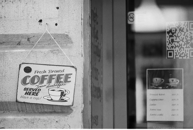 coffee, fresh, sign, drink, hot, espresso, cafe, cappuccino, cup, beverage, restaurant, coffee-shop, caffeine, breakfast, barista, counter, coffee break, black, cup of coffee, roasted, steam, morning, break, gray coffee, gray restaurant, gray shop, gray cup, gray breakfast. Cafe Guide: Which Coffee and Food Sales Are Taxable